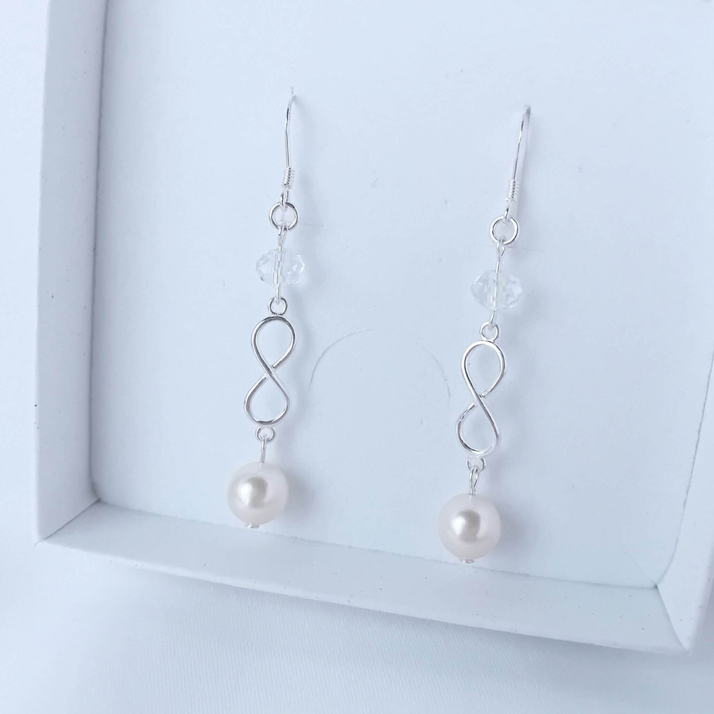Infinity Crystal Earrings