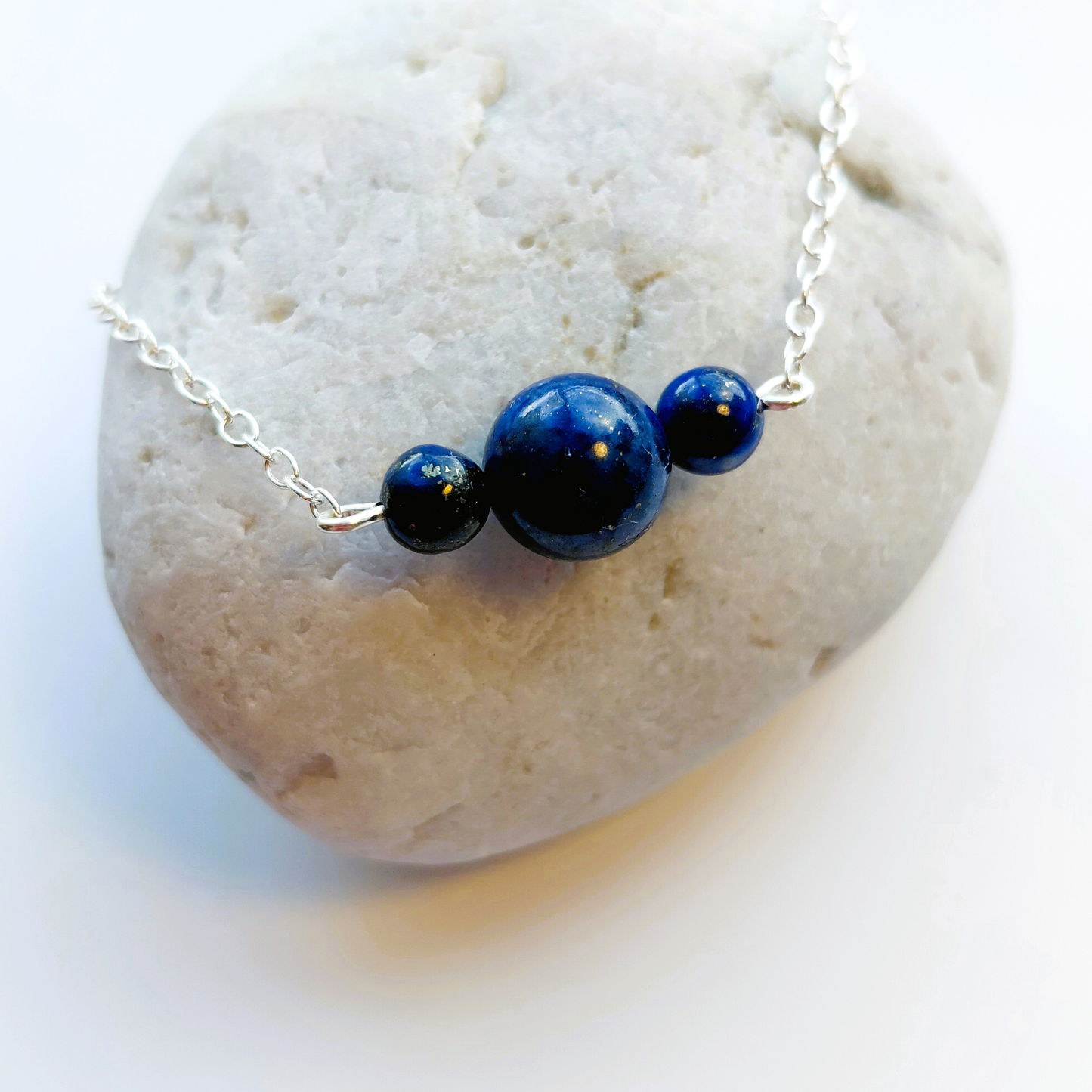 Lapis Serenity Silver Bracelet