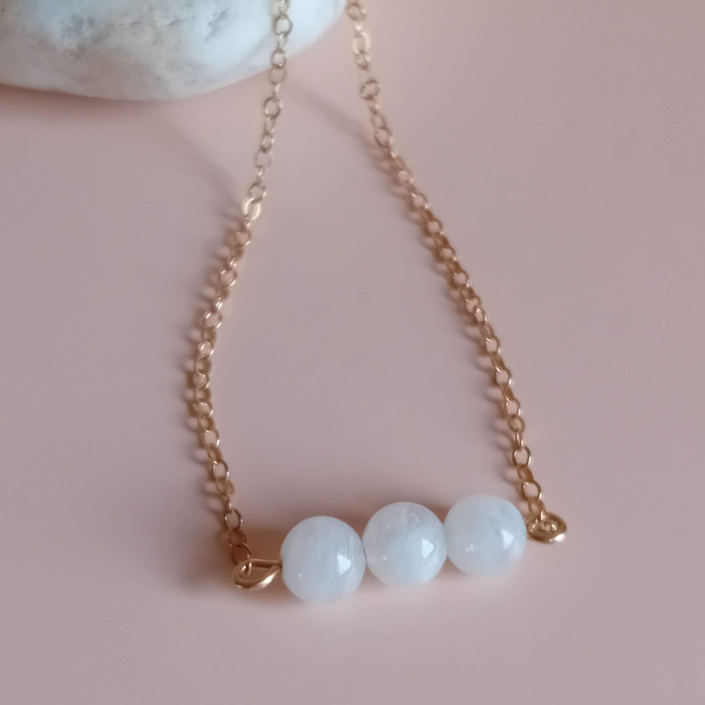 Moonstone Gold Fill Necklace