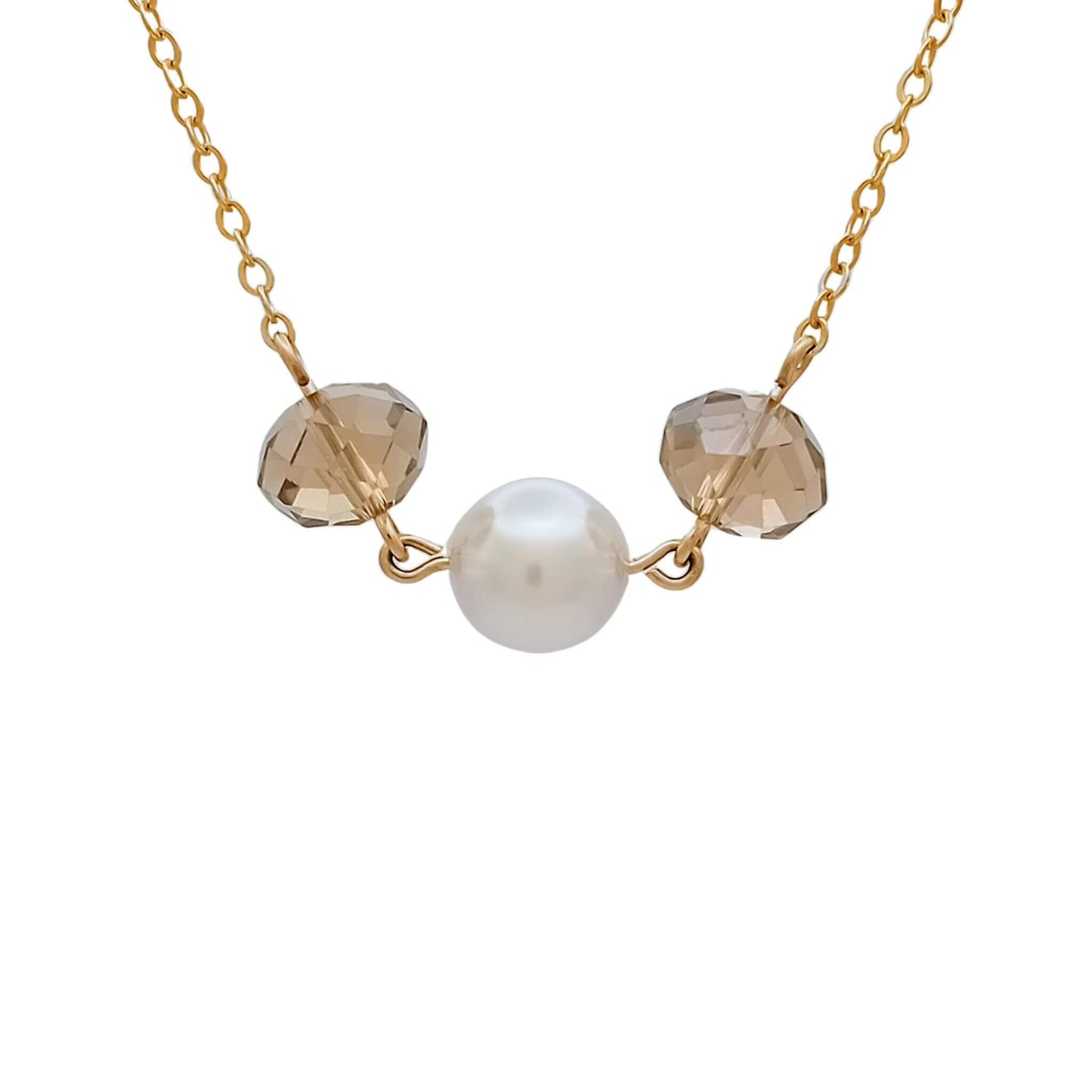 Ivory Swarovski Pearl Necklace