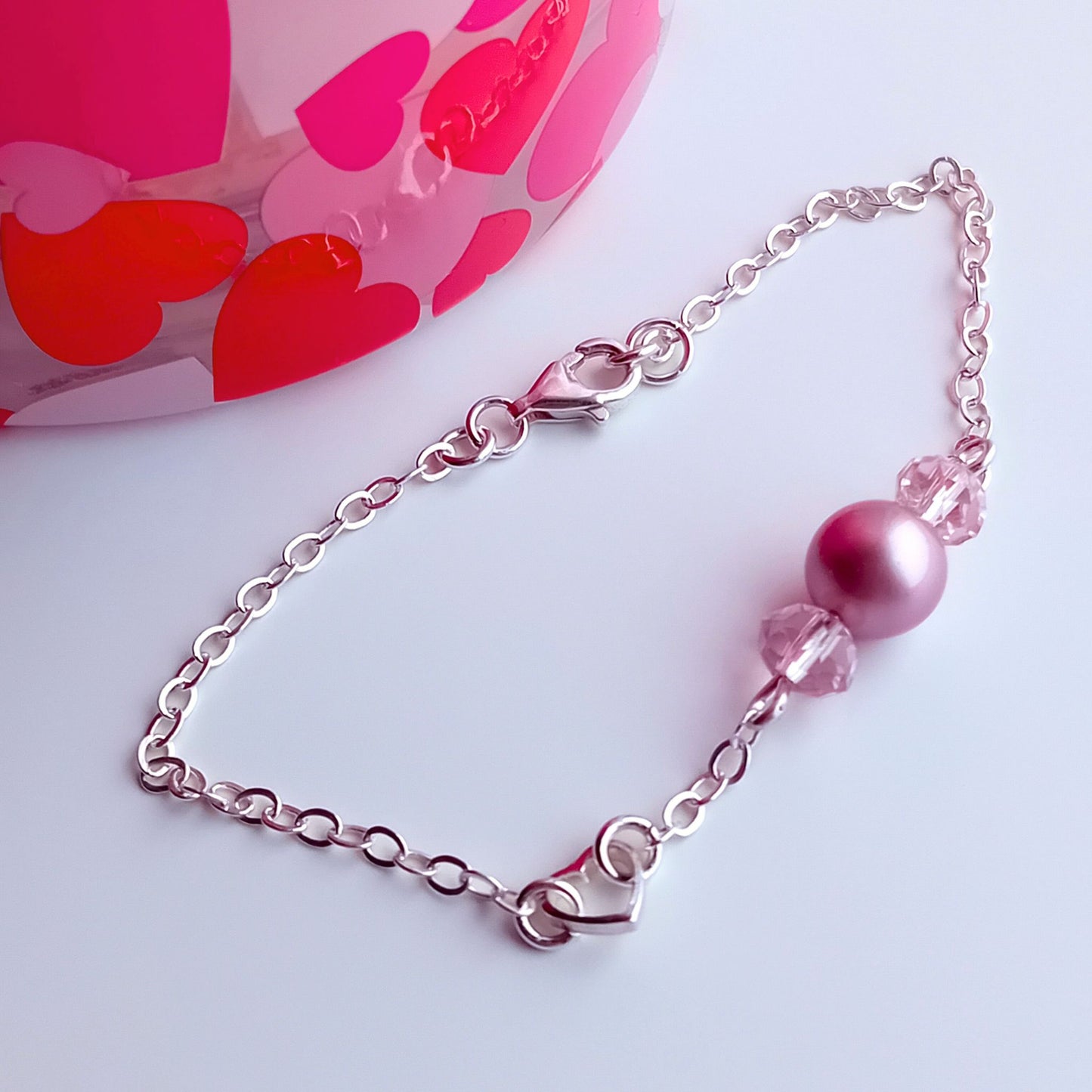 Pearl Heart Bracelet