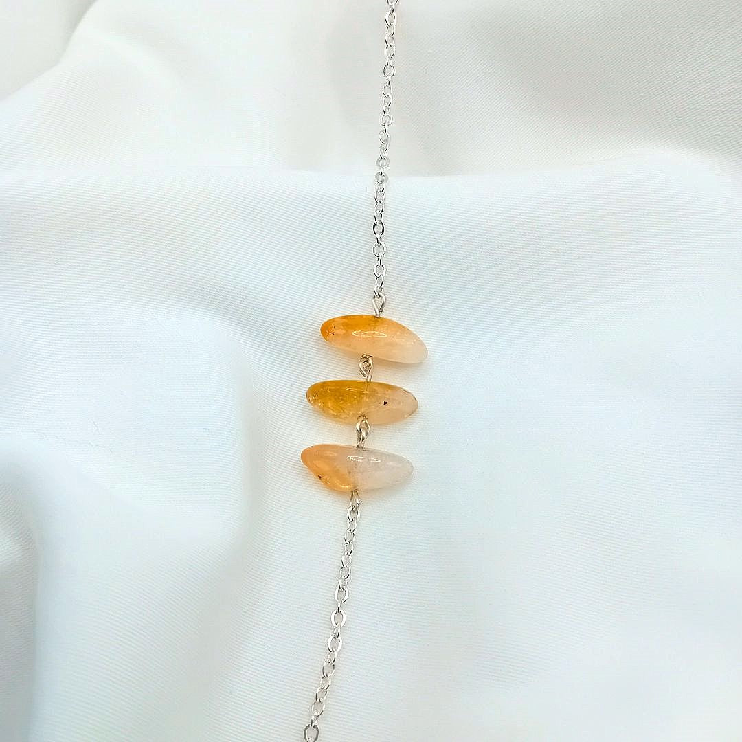 Citrine Silver Bracelet
