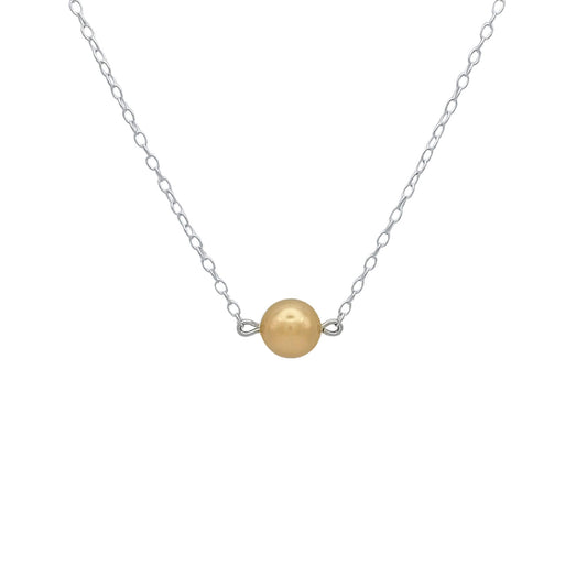 Gold Swarovski Pearl Necklace
