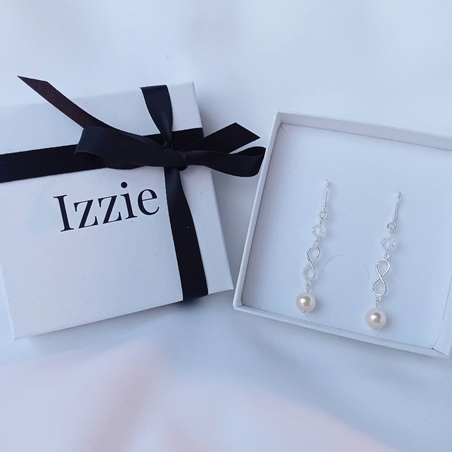 Infinity Crystal Earrings