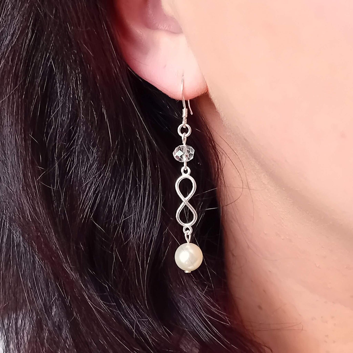 Infinity Crystal Earrings