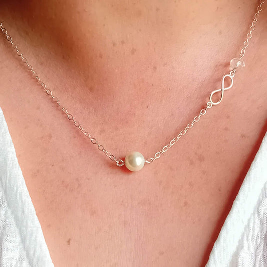 Infinity Crystal Necklace