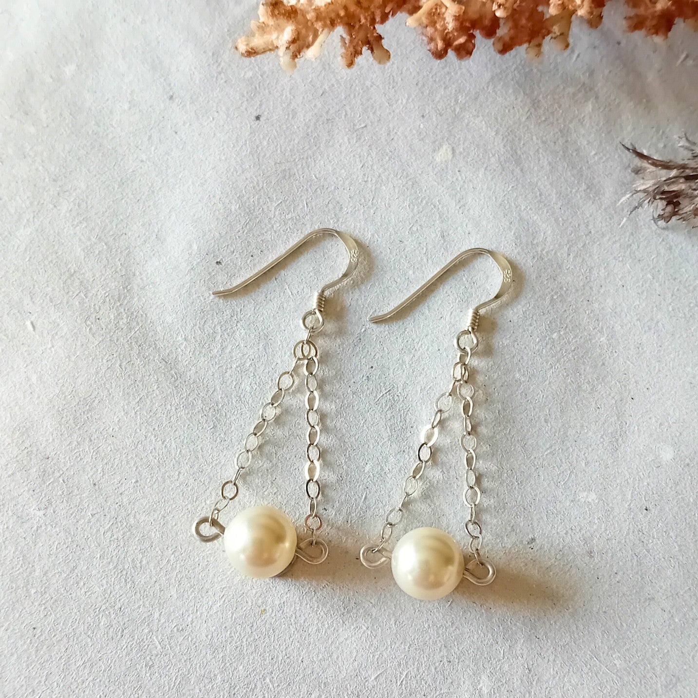 Ivory Pearl Earrings