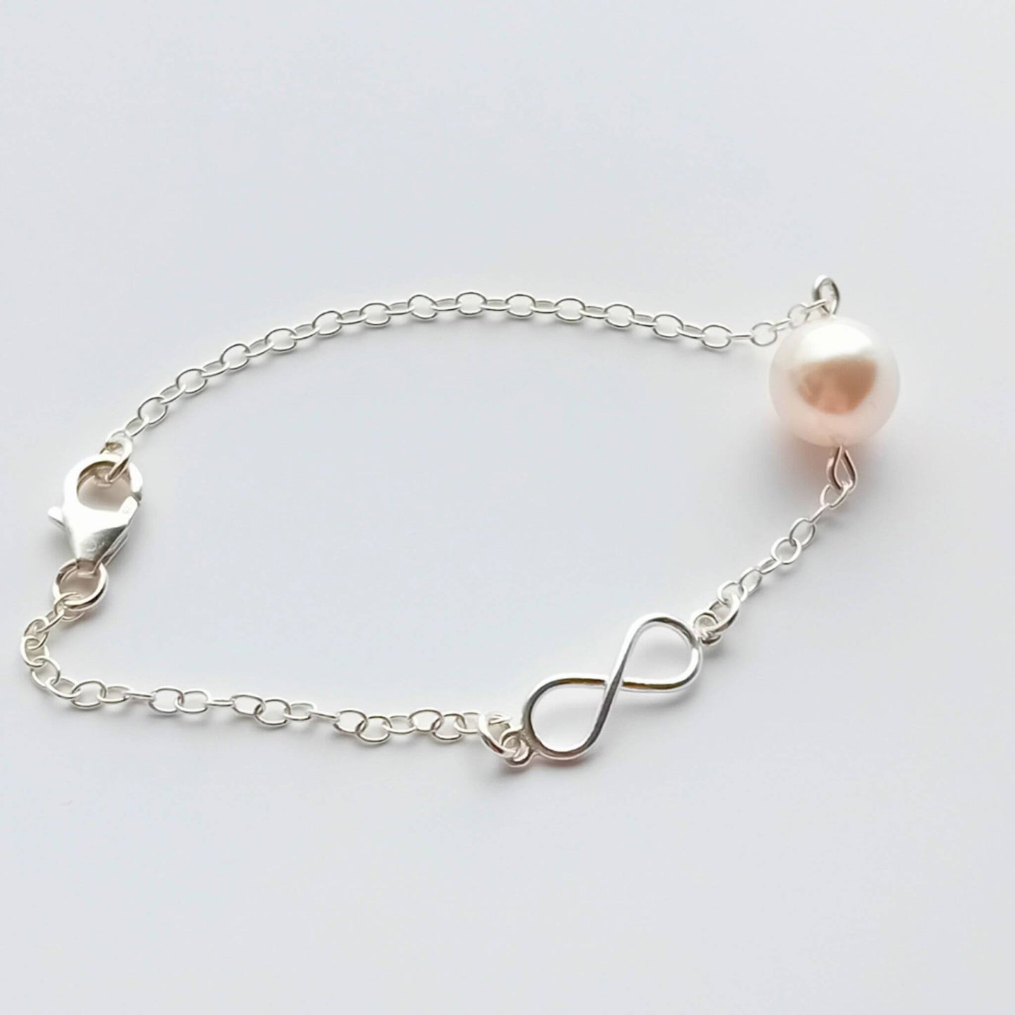 Infinity Pearl Bracelet