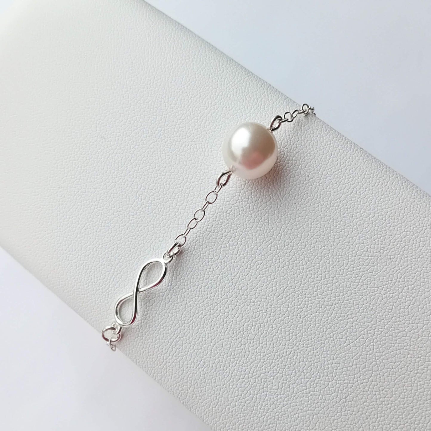 Infinity Pearl Bracelet