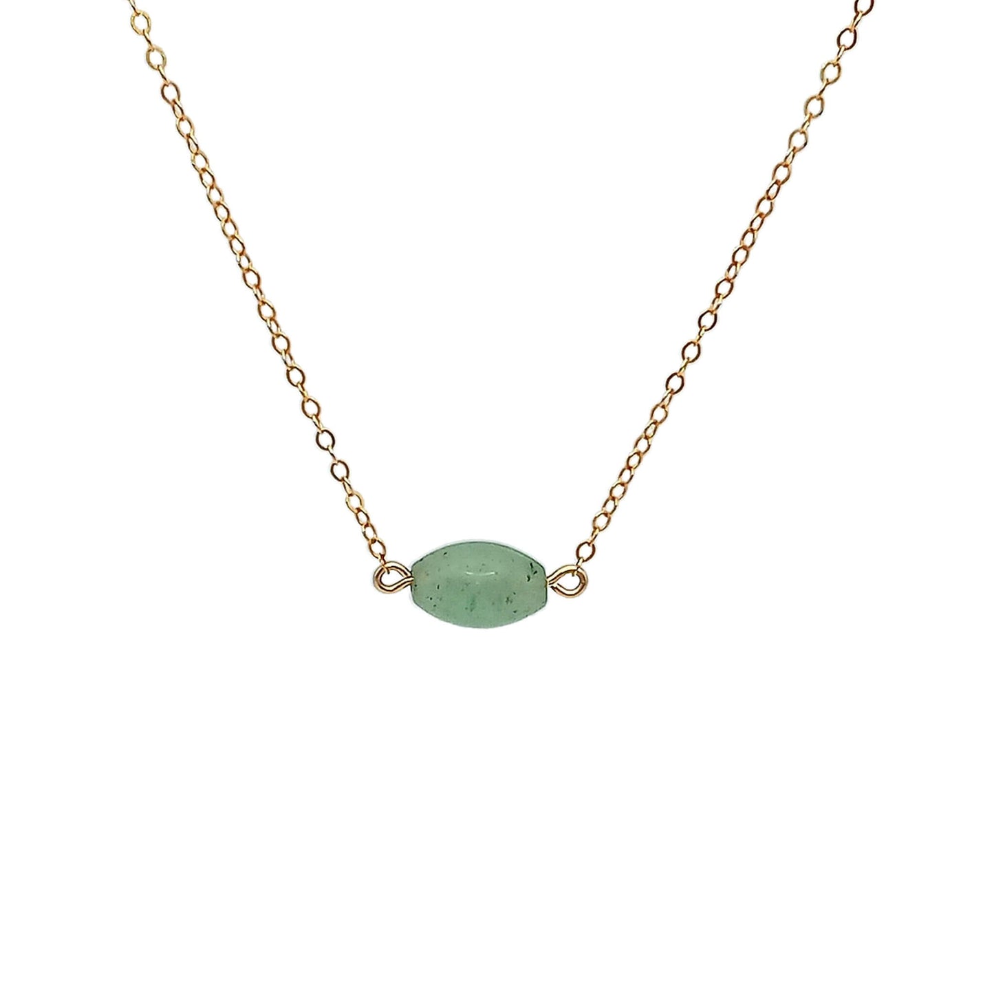 Aventurine Gold Fill Necklace