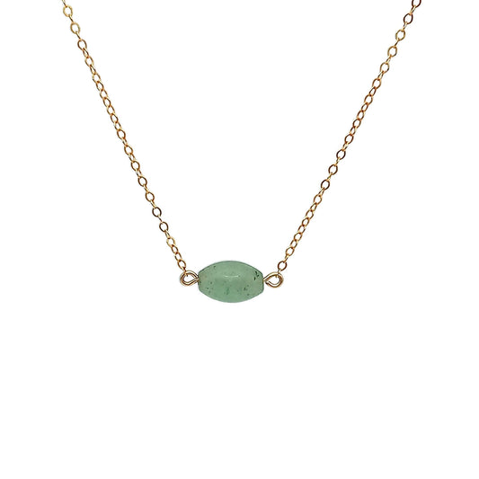 Aventurine Gold Fill Necklace