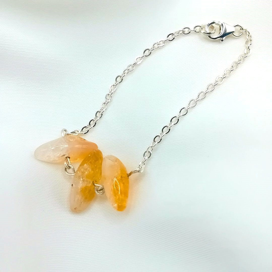 Citrine Silver Bracelet
