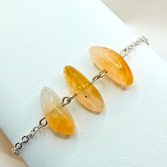 Citrine Silver Bracelet