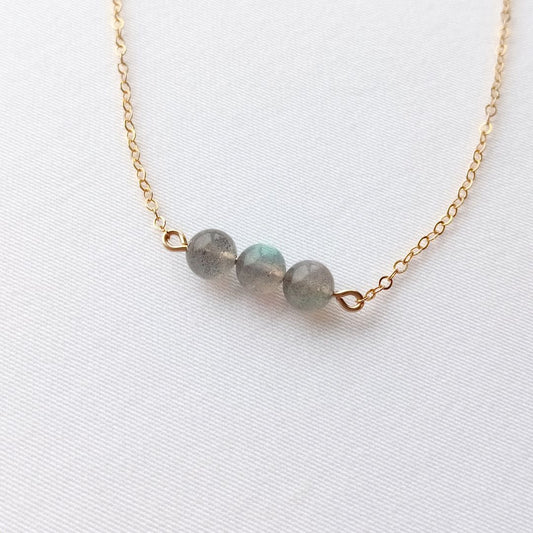 Labradorite Gold Fill Necklace
