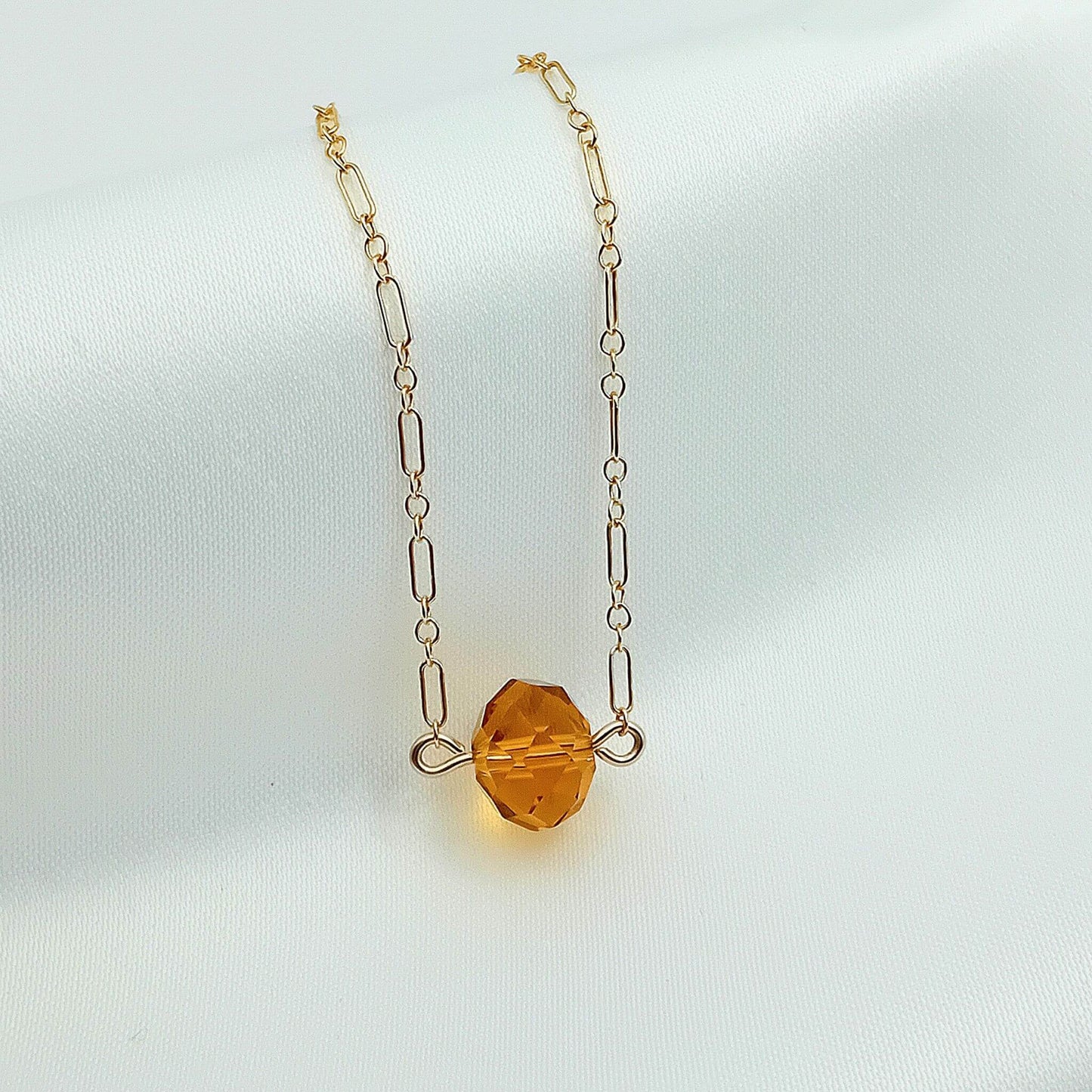 Crystal Gold Fill Bracelet