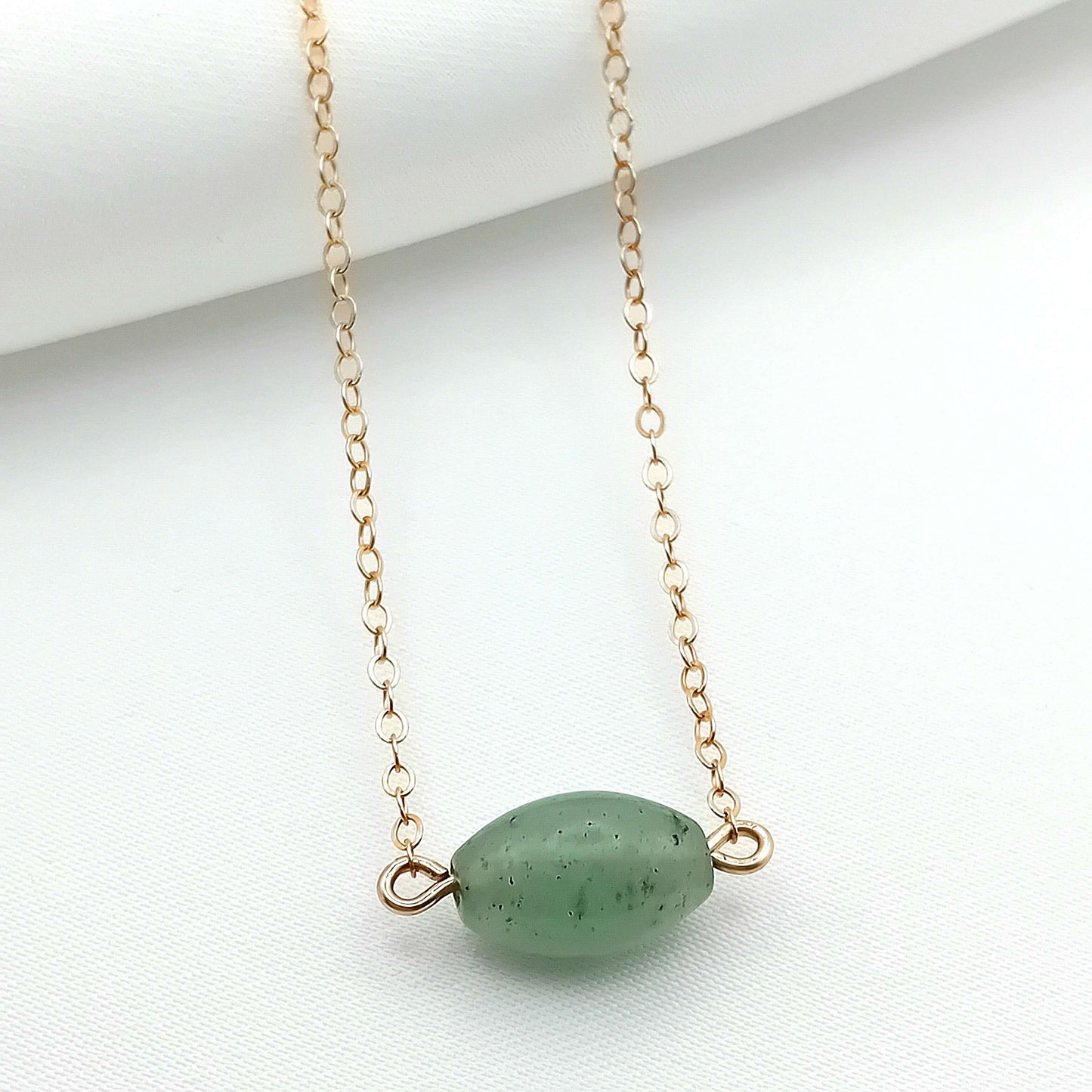 Aventurine Gold Fill Necklace