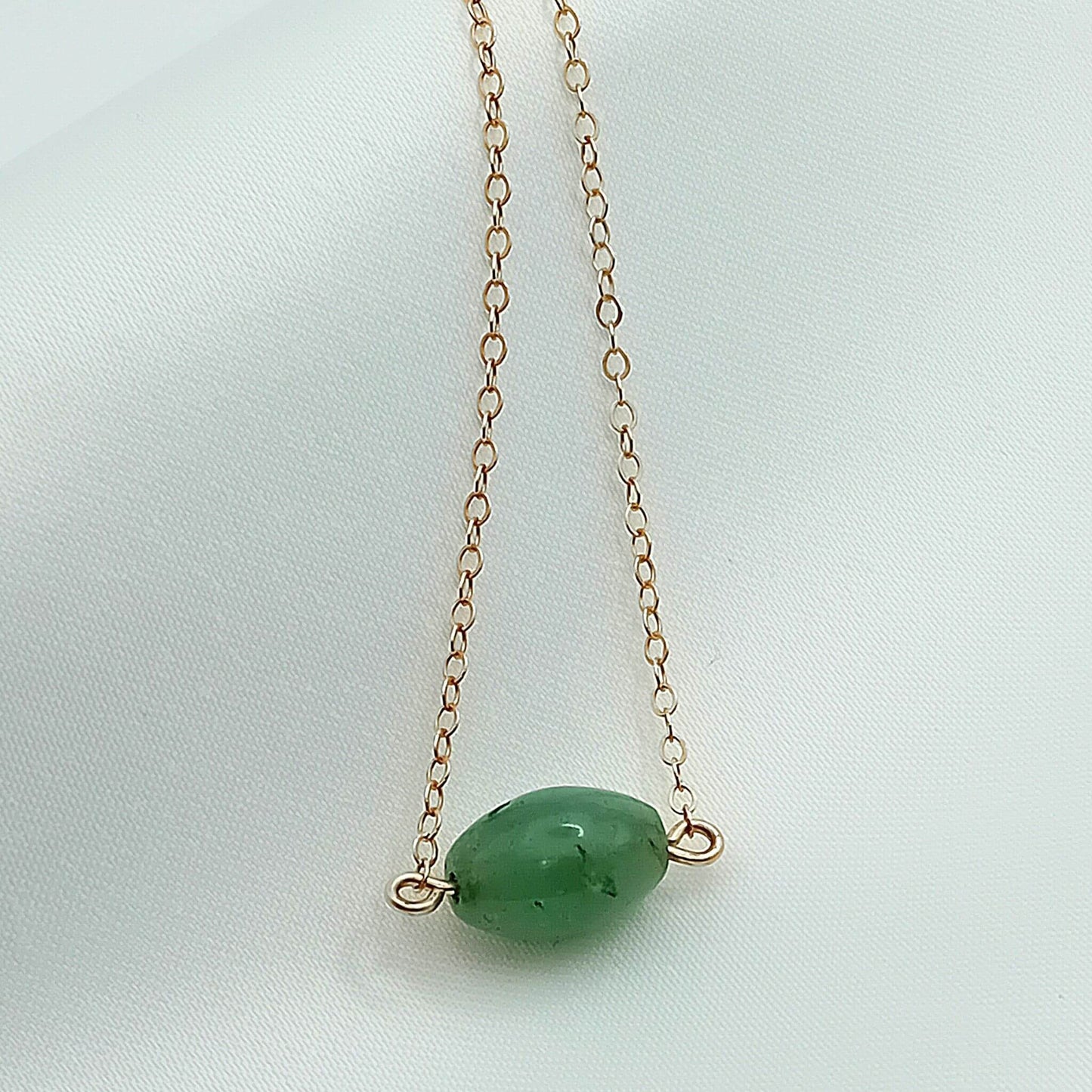 Aventurine Gold Fill Bracelet