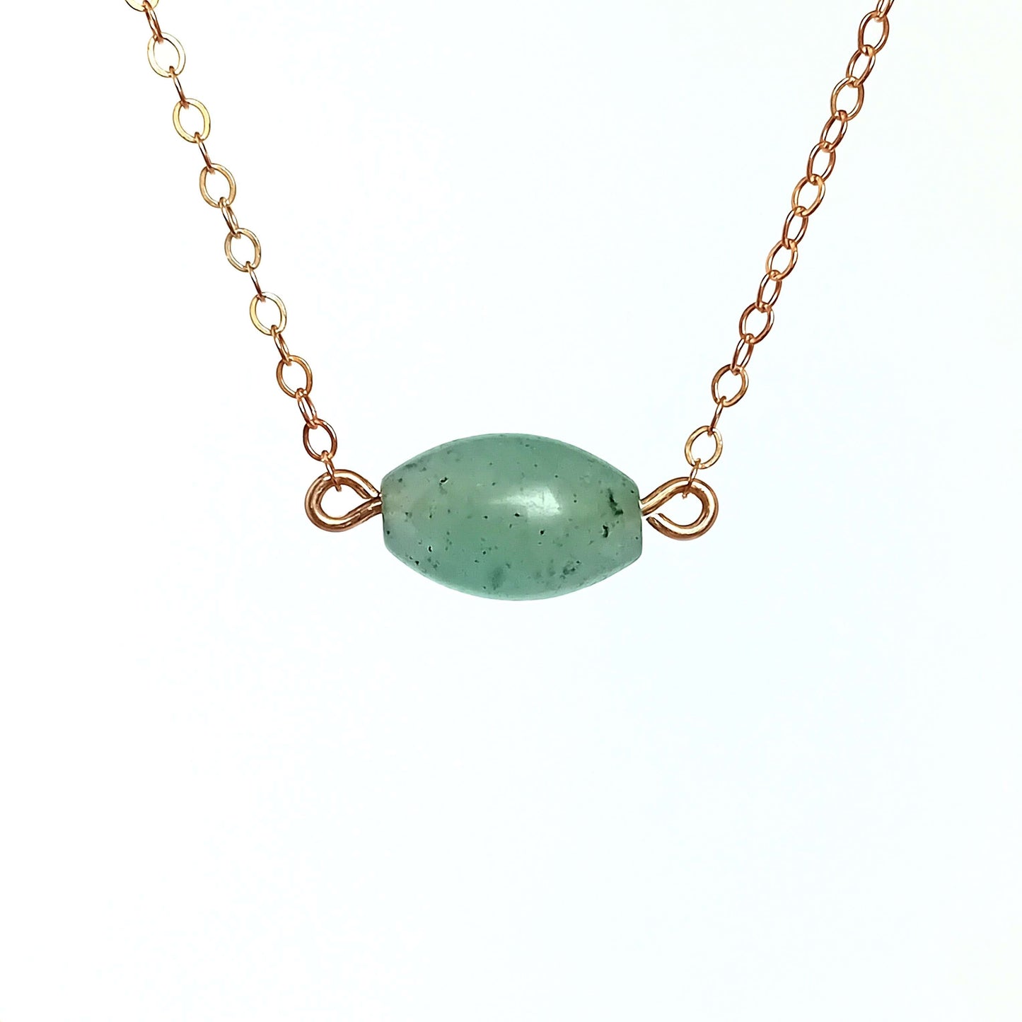 Aventurine Gold Fill Necklace