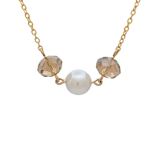 Ivory Swarovski Pearl Necklace