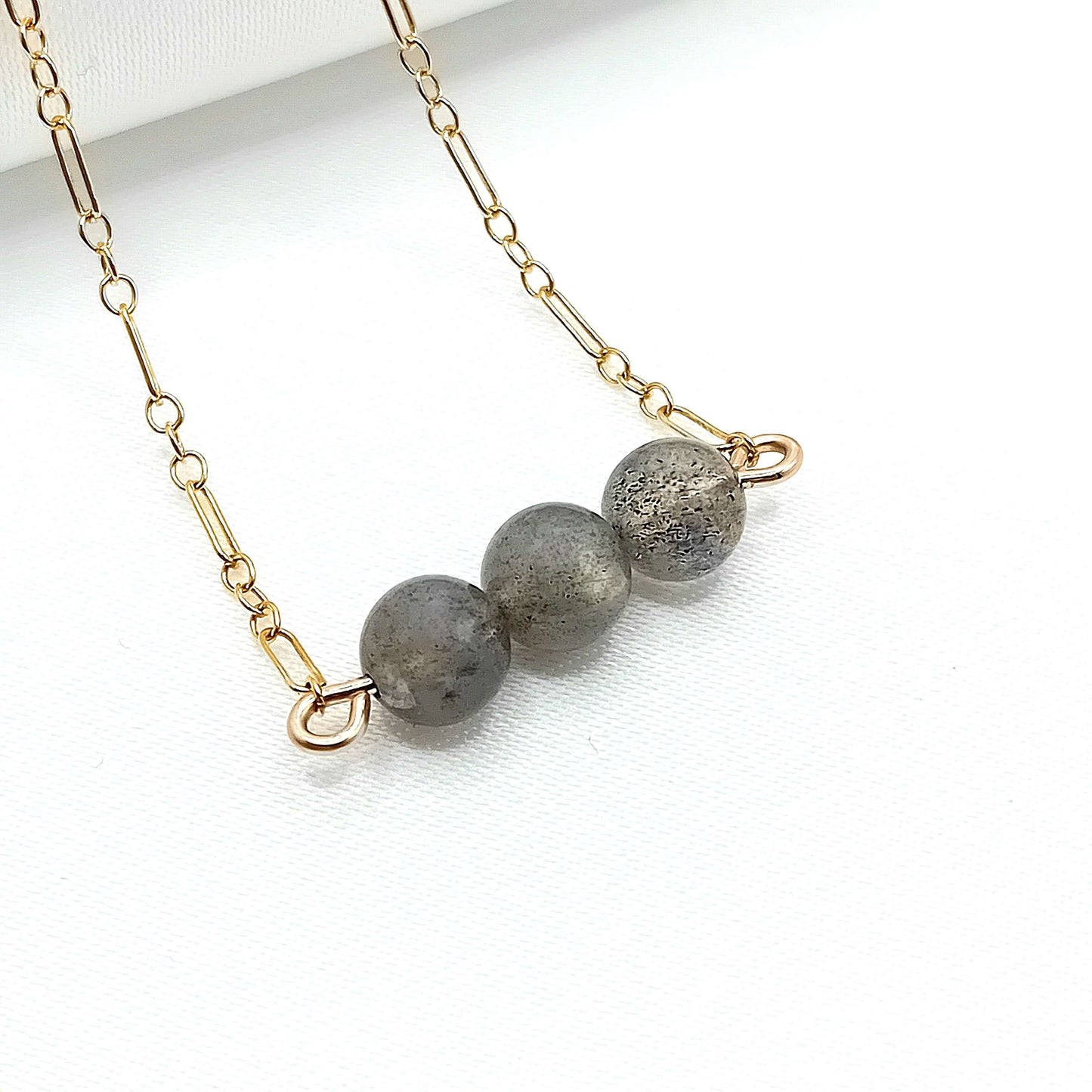 Labradorite Gold Fill Bracelet