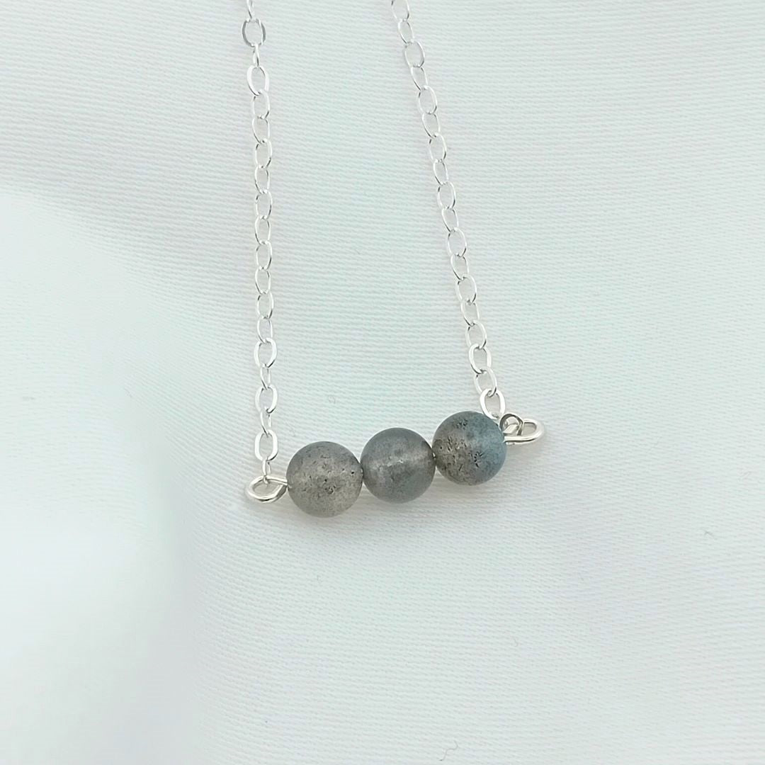 Labradorite Silver Bracelet