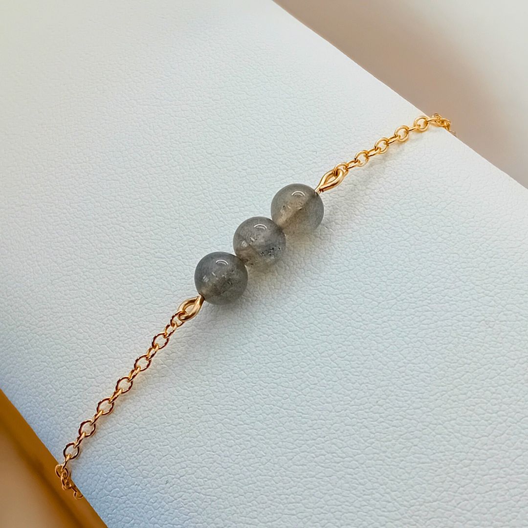 Labradorite Gold Fill Bracelet