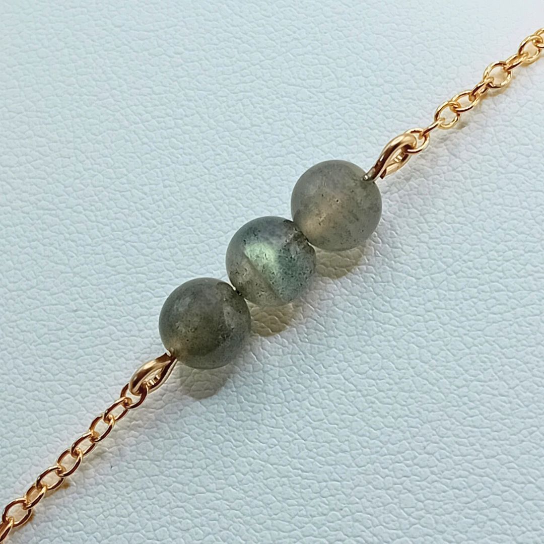 Labradorite Gold Fill Bracelet