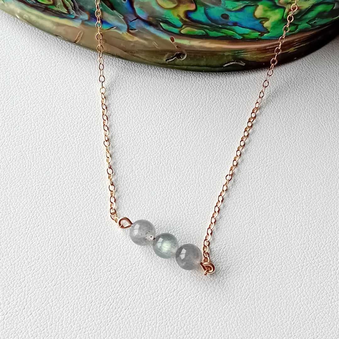 Labradorite Gold Fill Necklace