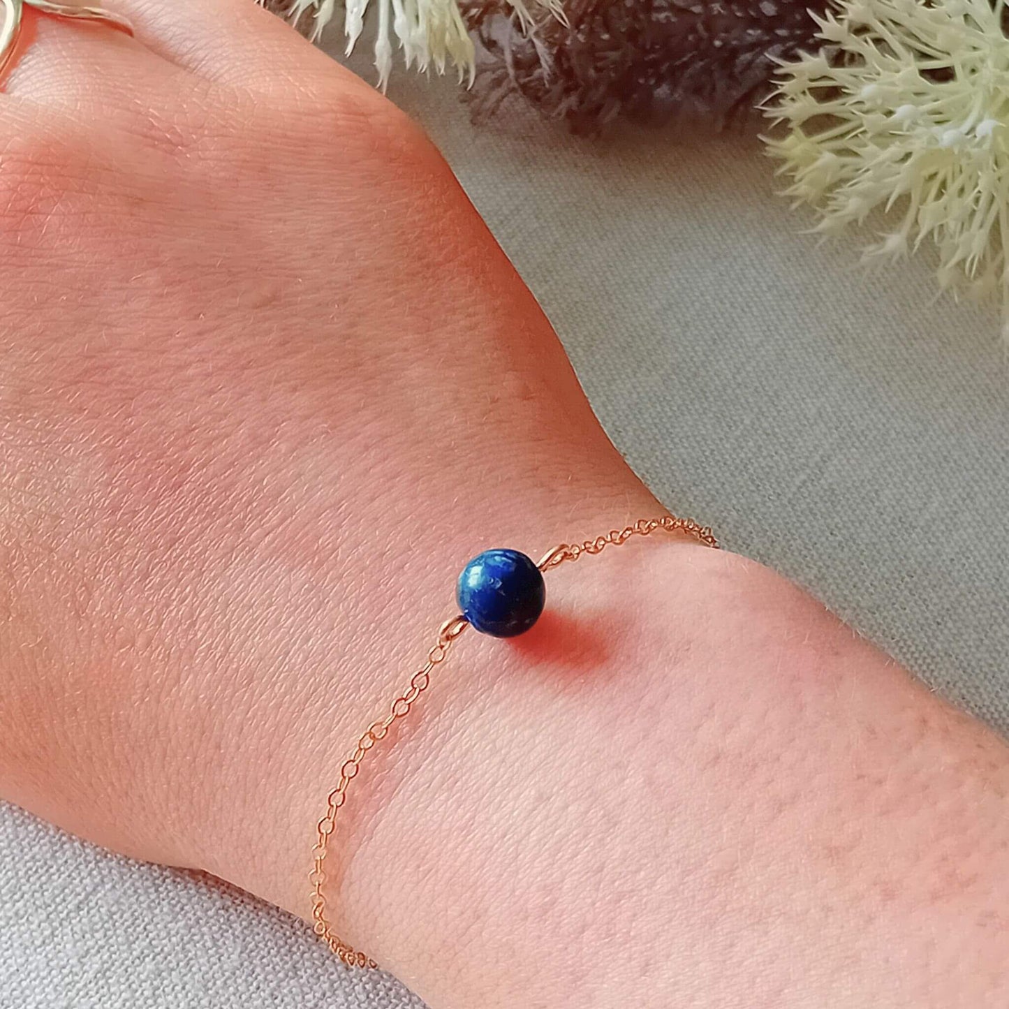 Lapis Lazuli Gold Fill Bracelet