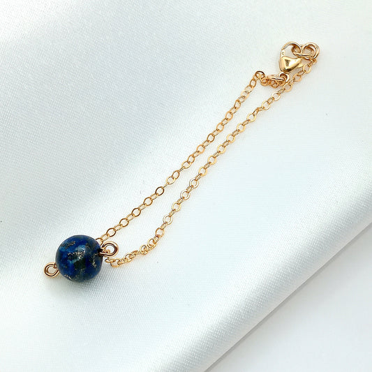 Lapis Lazuli Gold Fill Bracelet