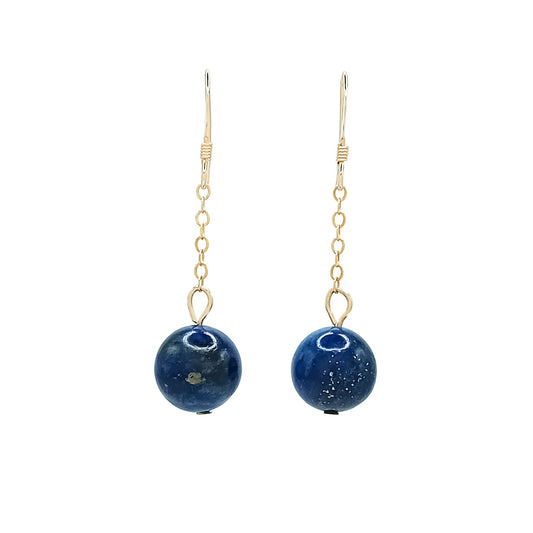 Lapis Lazuli Gold Fill Earrings