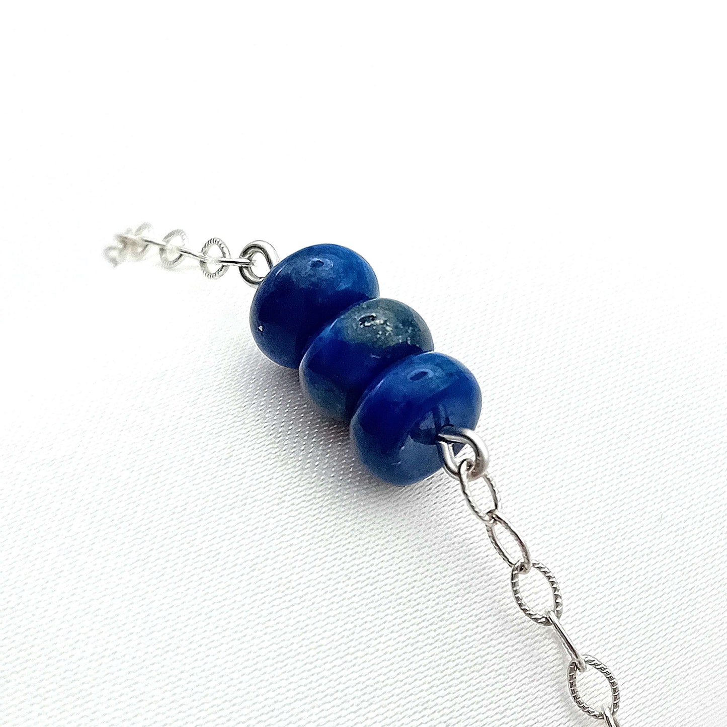 Lapis Lazuli Rondelle Bracelet