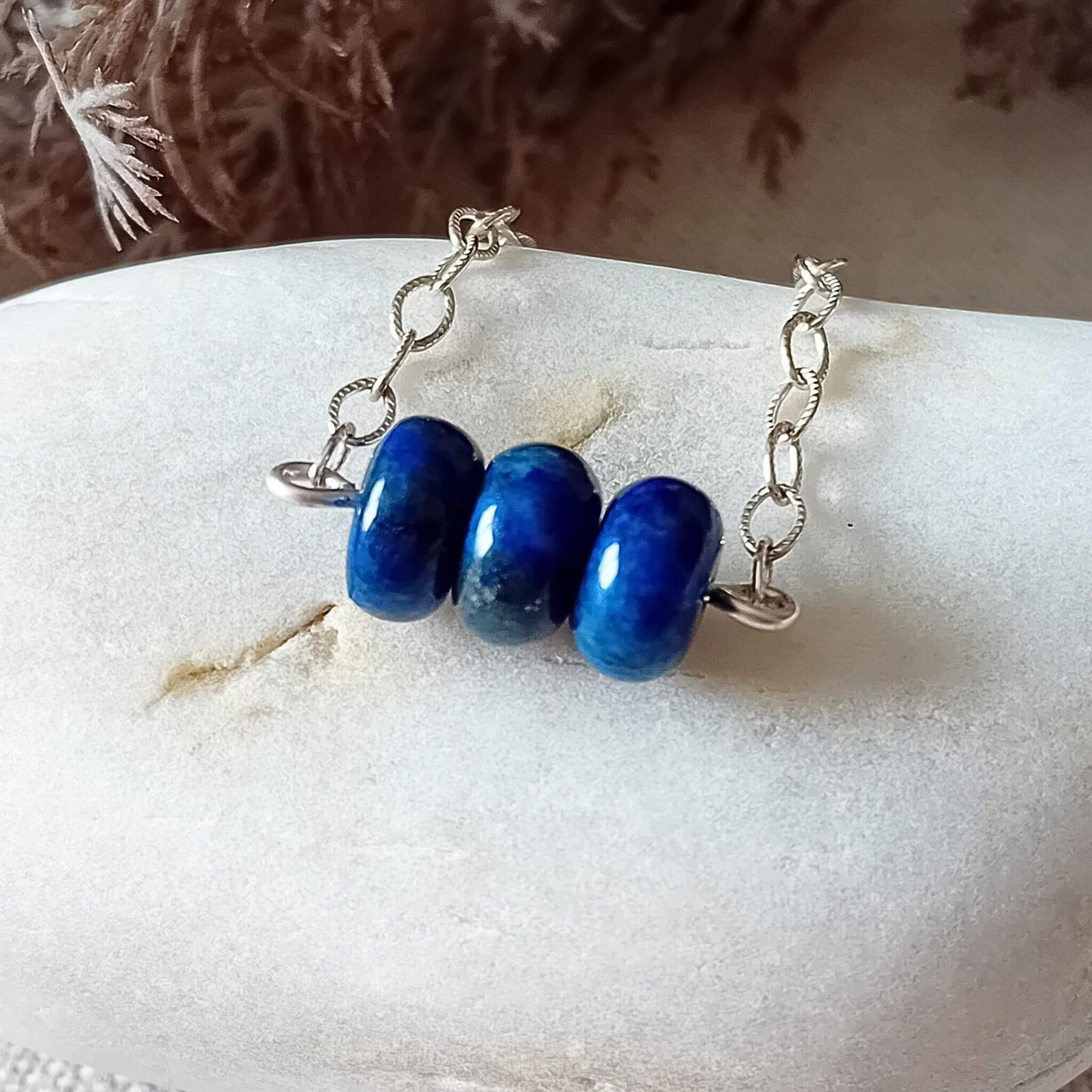Lapis Lazuli Rondelle Bracelet