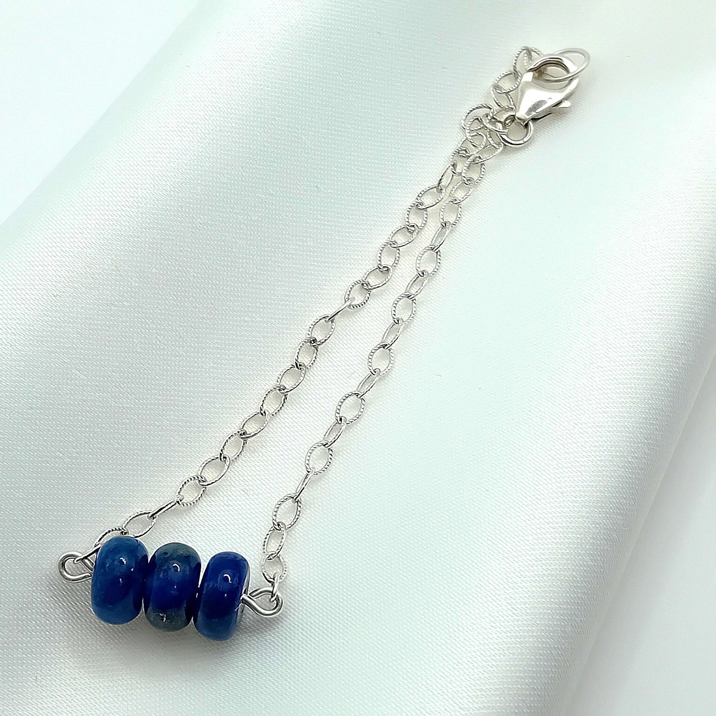Lapis Lazuli Rondelle Bracelet