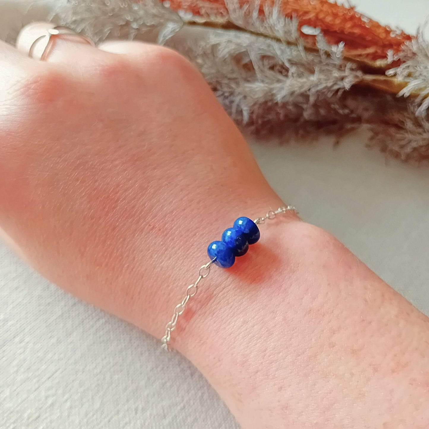 Lapis Lazuli Rondelle Bracelet