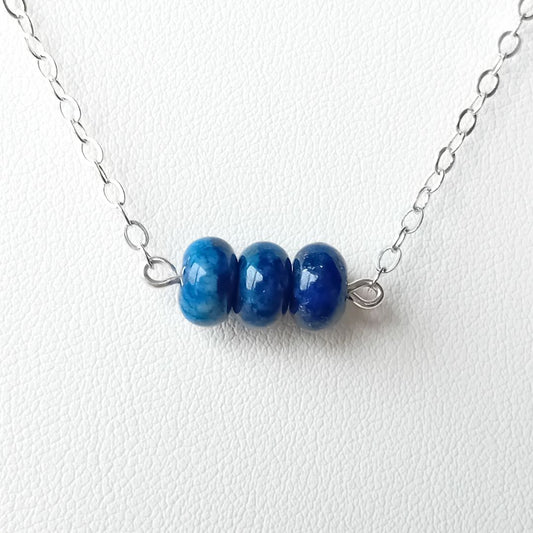 Lapis Lazuli Rondelle Necklace