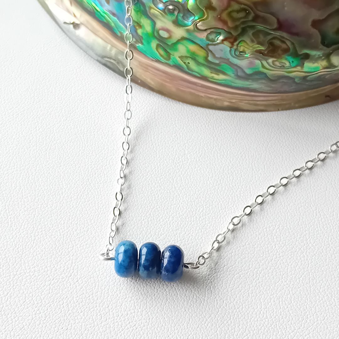 Lapis Lazuli Rondelle Necklace