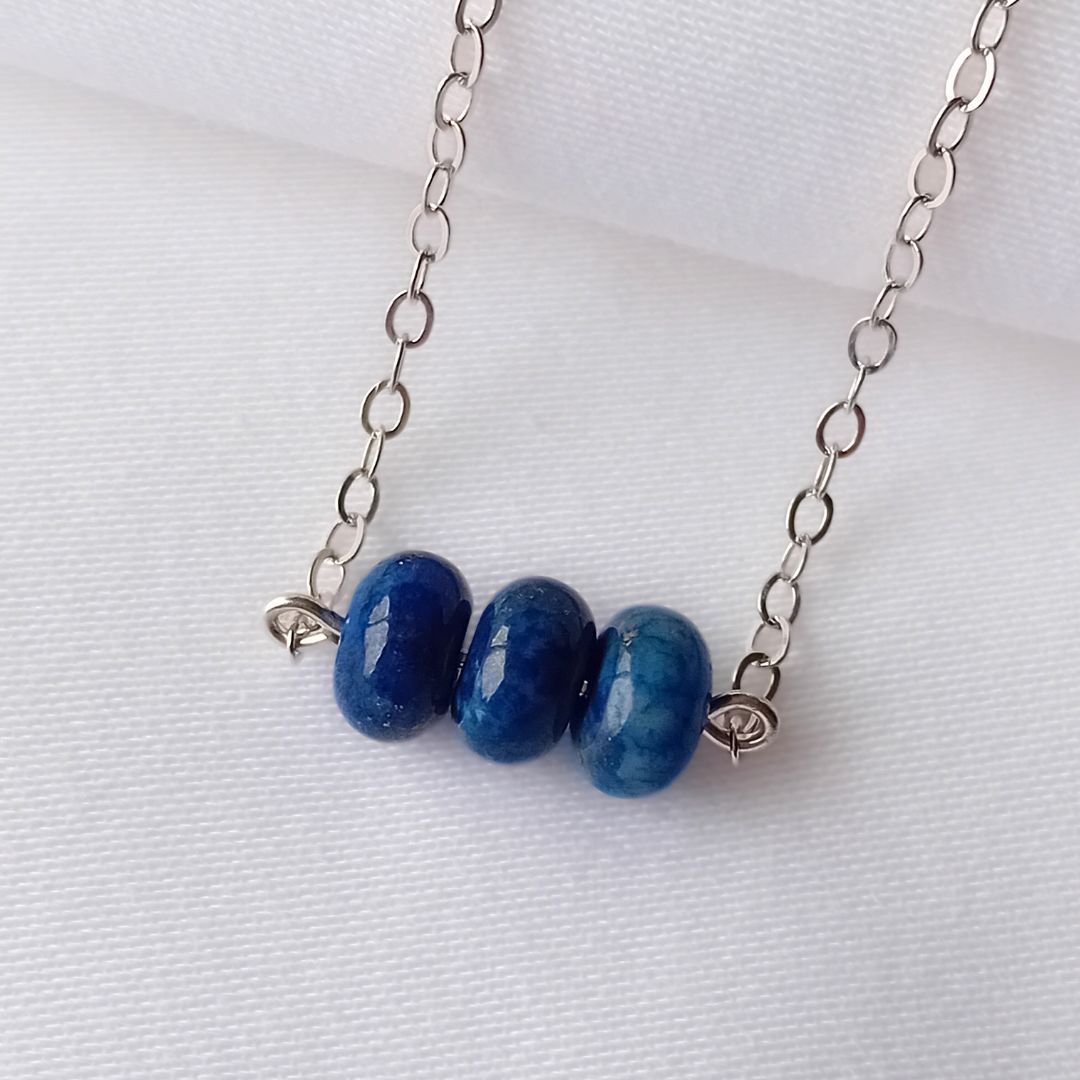 Lapis Lazuli Rondelle Necklace