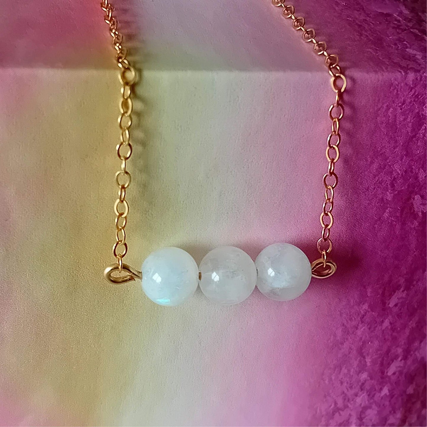 Moonstone Gold Fill Bracelet