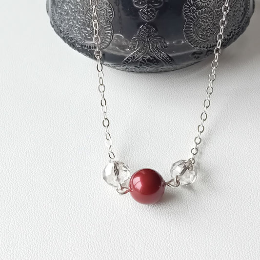 Pearl & Crystal Necklace