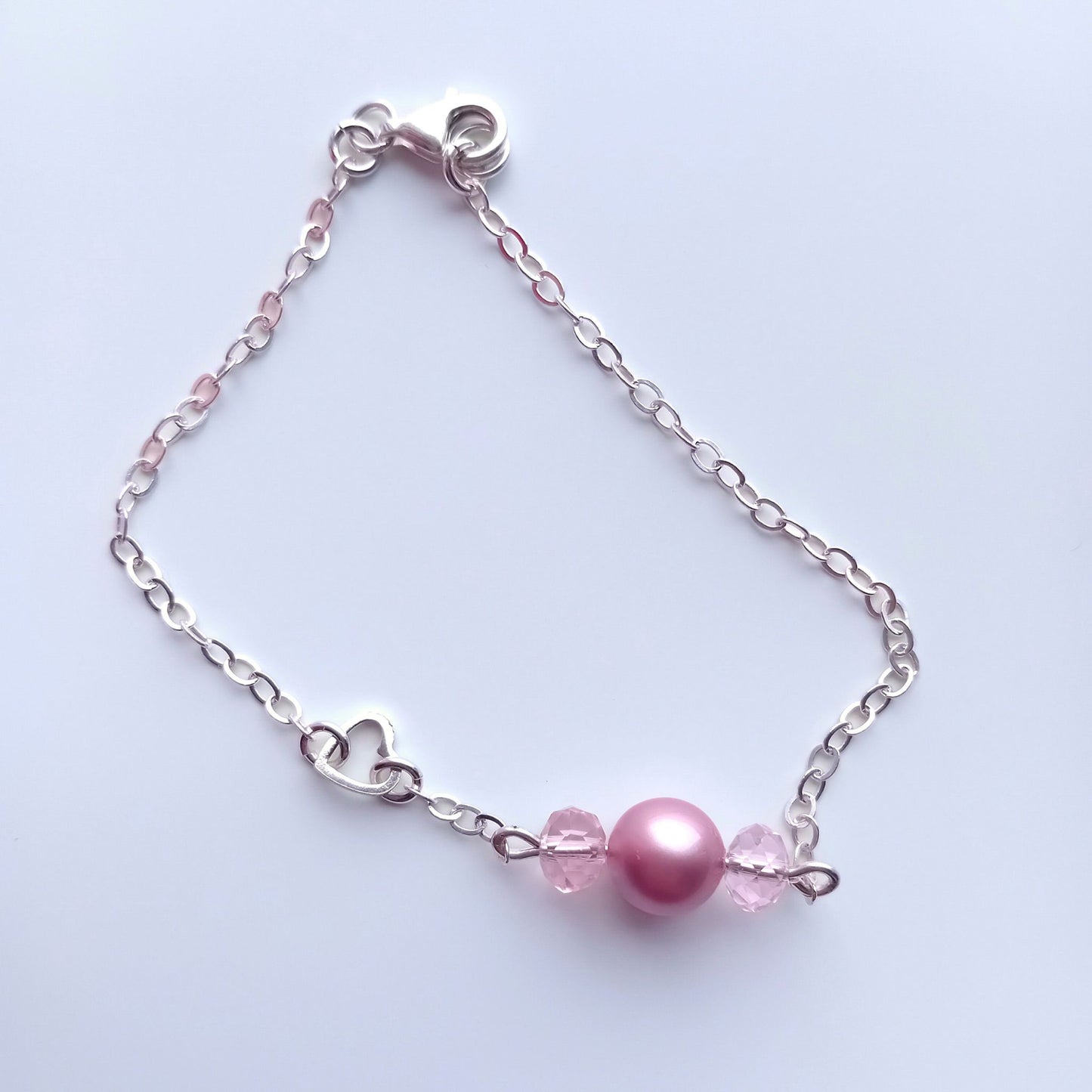 Pearl Heart Bracelet