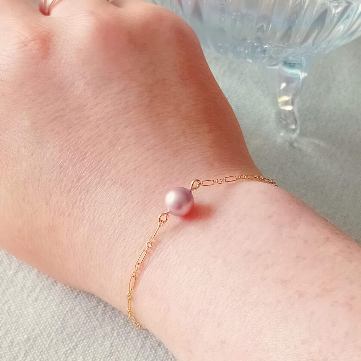 Pink Swarovski Bracelet