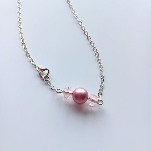Pearl Heart Necklace