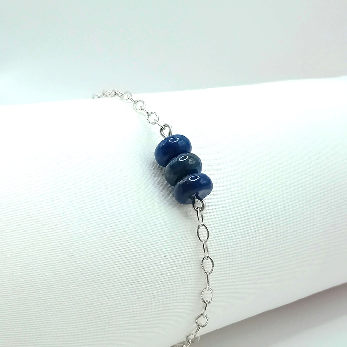 Lapis Lazuli Rondelle Bracelet