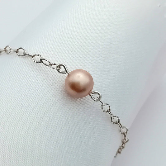 Almond Pearl Bracelet